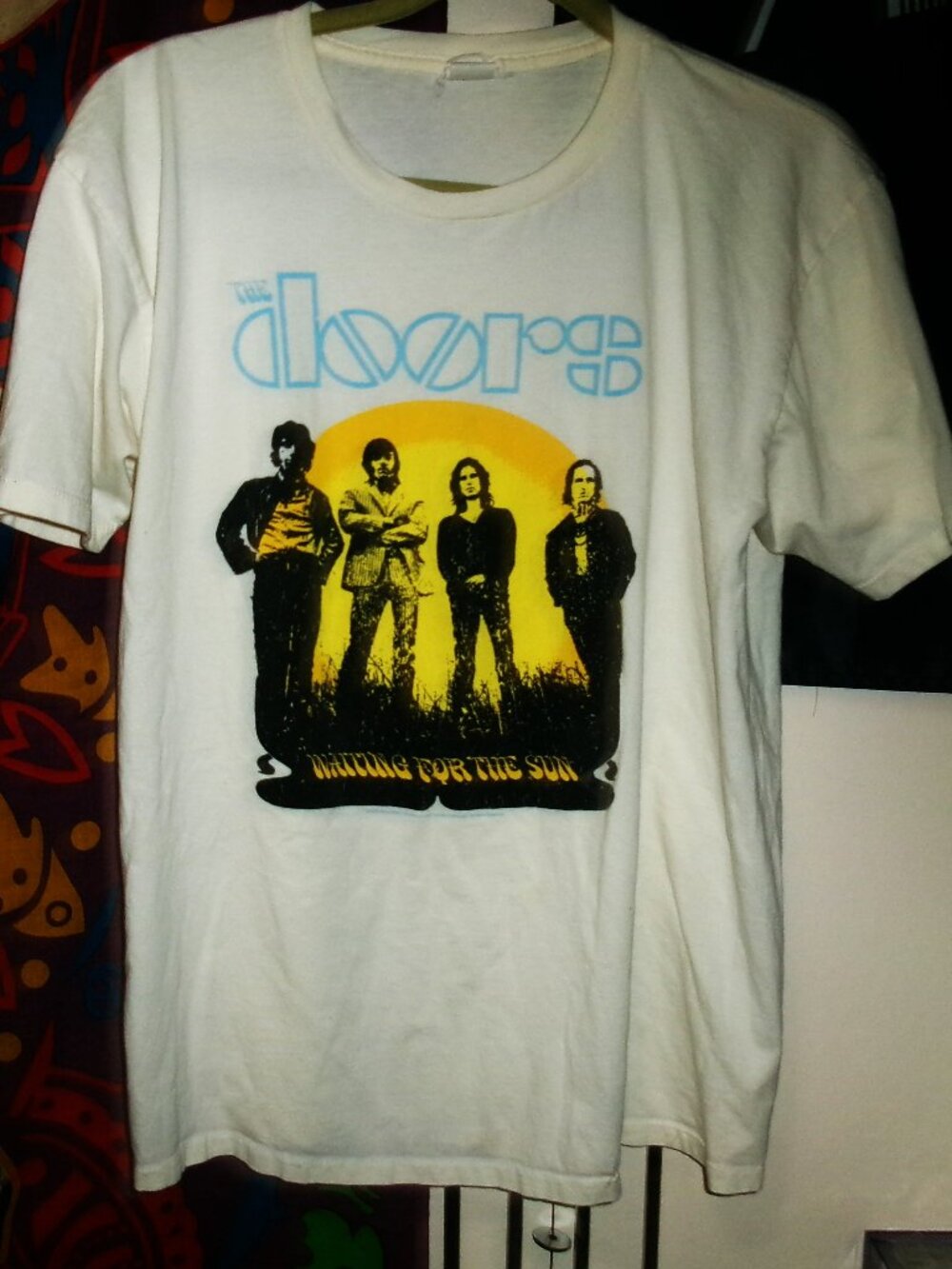 jim morrison & doors waiting for the sun 1968 tour official L women unisex tee